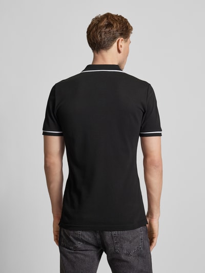 Calvin Klein Jeans Poloshirt met labelstitching Zwart - 5