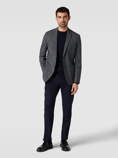 SELECTED HOMME Slim fit colbert met opgestikte borstzak, model 'KNOX' Donkerblauw - 1