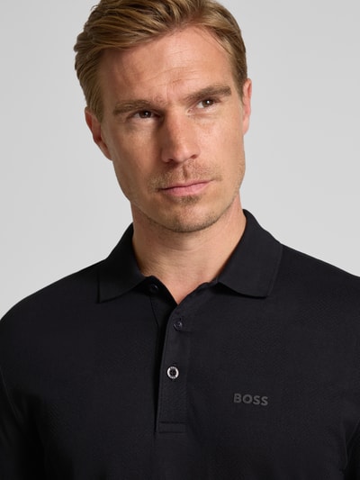 BOSS Green Koszulka polo o kroju Regular Fit z czystej bawełny Czarny 3
