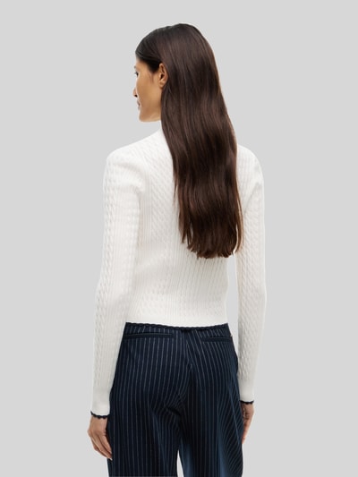 Tommy Jeans Slim Fit Strickjacke aus Viskose-Mix Weiss 5