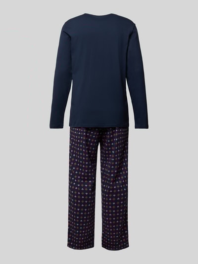 Emporio Armani Pyjama mit Logo-Stitching Marine 3