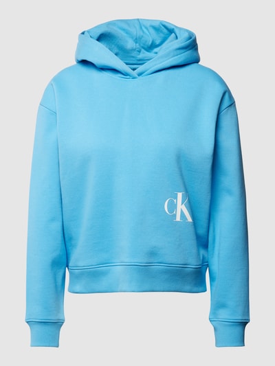 Calvin Klein Jeans Hoodie mit Label-Print Blau 1