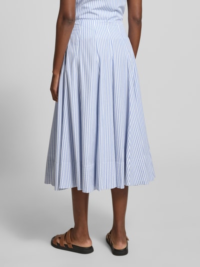 GANT midirok met zijwaartse steekzakken Lichtblauw - 5