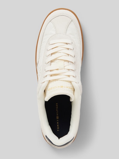 Tommy Hilfiger Sneakersy niskie z zamszu Écru 3