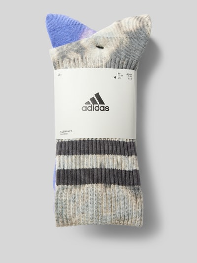 ADIDAS SPORTSWEAR Sokken met labelstitching in een set van 3 paar Paars - 3