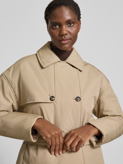 Scotch & Soda Kurtka z paskiem w talii Piaskowy 3