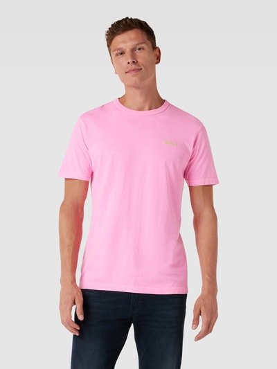 MC2 Saint Barth T-Shirt mit Label-Stitching Modell 'DOVER' Pink 4