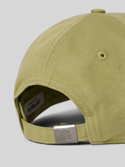 Carhartt Work In Progress Basecap mit Label-Stitching Modell 'Madison' Hellgruen 3