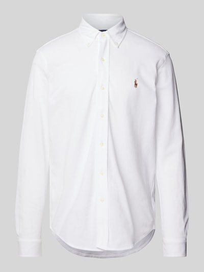 Polo Ralph Lauren Freizeithemd mit Label-Stitching Weiss 2