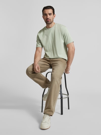 Lindbergh Oversized T-Shirt mit Rundhalsausschnitt Gruen 3