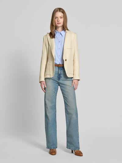 Lauren Ralph Lauren Wide leg jeans in 5-pocketmodel, model 'HIRS' Jeansblauw - 1