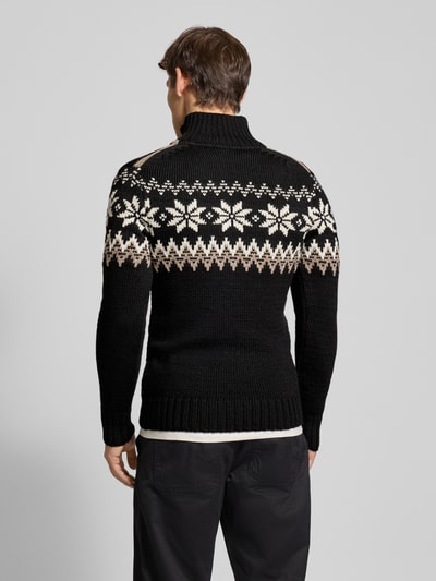 Dale of Norway Gebreide pullover met opstaande kraag Zwart - 5