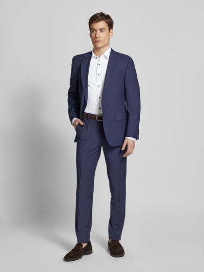 ETERNA Slim Fit Businesshemd aus Uni Struktur Weiss 1