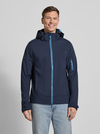 Icepeak Regular fit jack met capuchon model 'BARMSTEDT' Marineblauw - 4