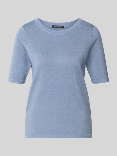 Betty Barclay Regular Fit Pullover aus Viskose-Mix Modell 'LT JULI' Rauchblau 2