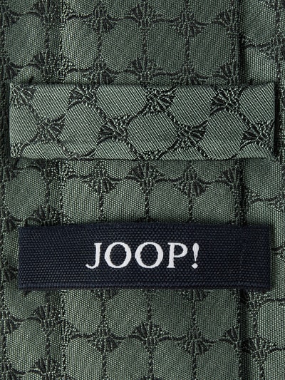 Joop! Slim Fit Krawat z czystego jedwabiu (7,5 cm) Zielony 2