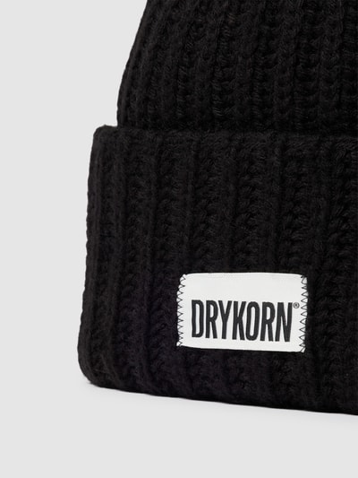 Drykorn Beanie mit Label-Patch Black 2