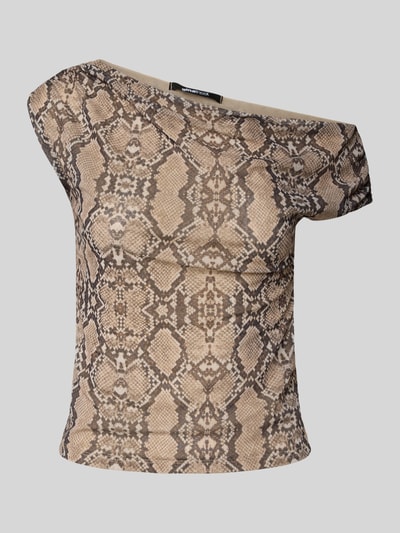 Gina Tricot Top in asymmetrisch model Zand - 2