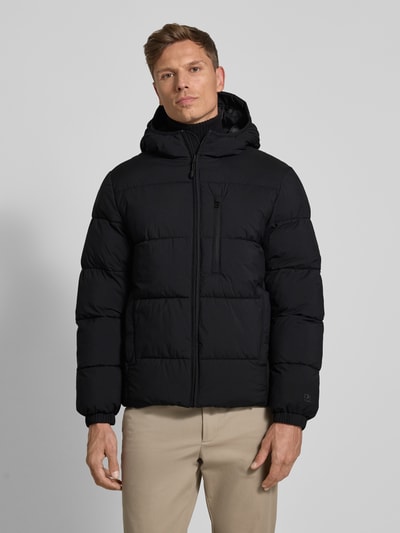 Tom Tailor Denim Gewatteerd regular fit jack met capuchon  - 4