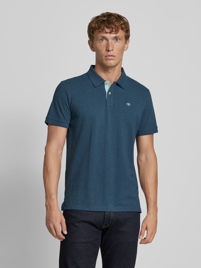 Tom Tailor Poloshirt mit Logo-Stitching Modell 'Basic'  Hellblau 4