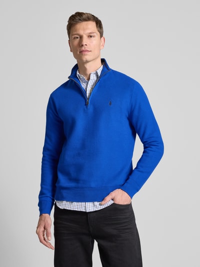 Polo Ralph Lauren Strickpullover mit Label-Stitching Royal 4