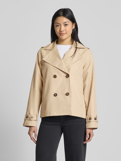 Soyaconcept Jacke mit Leistentaschen Modell 'AMANDA' Beige 4