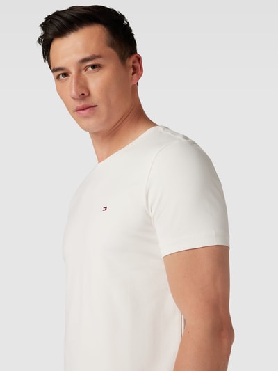 Tommy Hilfiger T-Shirt mit Label-Detail Beige 3
