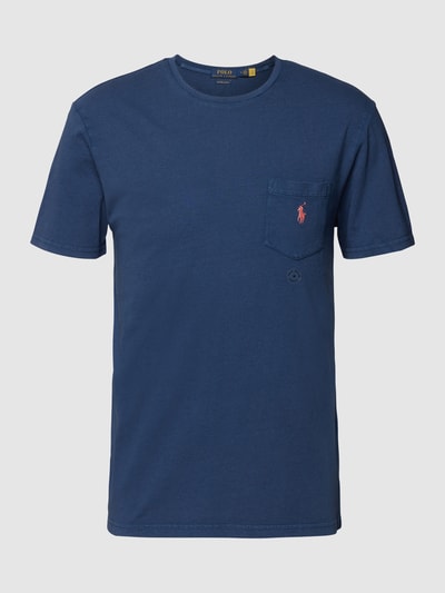 Polo Ralph Lauren T-Shirt mit Label-Stitching Blau 2