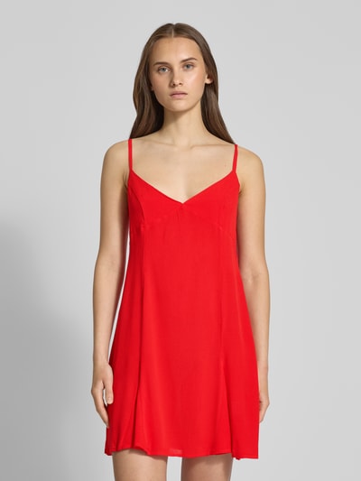 Review Minikleid mit verstellbaren Trägern Kirsche 4
