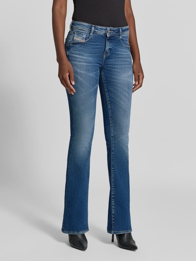Diesel Flared Fit Skinny Jeans aus Baumwoll-Mix Jeansblau 4