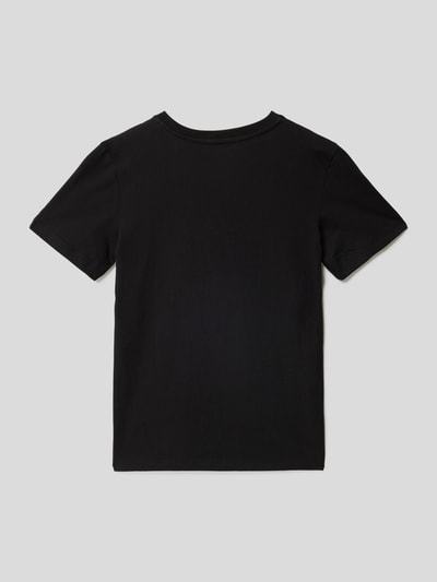 Calvin Klein Jeans T-Shirt mit Logo-Print Modell 'STACK LOGO V-NECK' Black 3