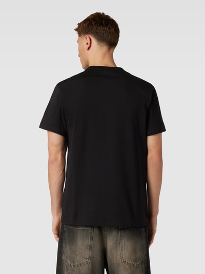 G-Star Raw T-Shirt mit Label-Stitching Modell 'Nifous' Black 5