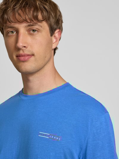 Tommy Jeans Regular Fit T-Shirt aus reiner Baumwolle Royal 3