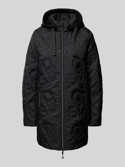 Christian Berg Woman Selection Hybridjacke mit Einsatz aus Scuba und Kapuze Black 2