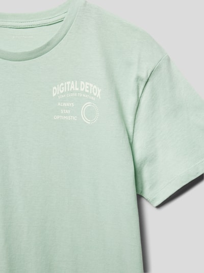 Tom Tailor T-Shirt mit Statement-Print Mint 2