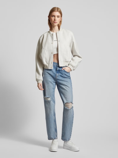 Only Relaxed Fit Jeans im Destroyed-Look Modell 'ROBYN' Jeansblau 1