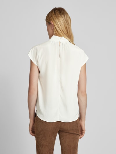 Luisa Cerano Blusenshirt mit V-Ausschnitt Offwhite 5