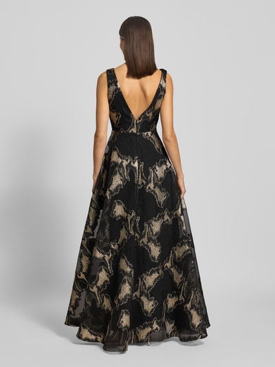TROYDEN COLLECTION Abendkleid mit Rundhalsausschnitt Black 5