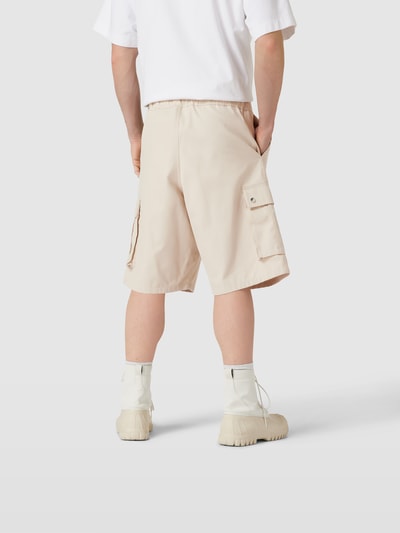 GmbH Cargoshorts mit Label-Patch Sand 5