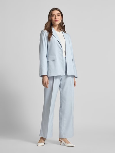 OPUS Stoffen broek met persplooien en steekzakken, model 'Maiga' Lichtblauw - 1