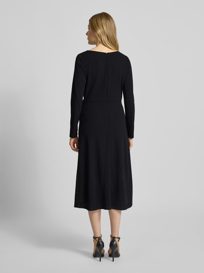 s.Oliver BLACK LABEL Tailliertes Freizeitkleid mit Brosche Black 5