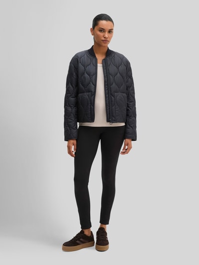 Marc O'Polo Relaxed Fit Bomberjacke mit gesteppter Struktur Dunkelblau 1