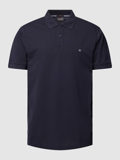 Christian Berg Men Poloshirt mit Logo-Stitching Marine 2