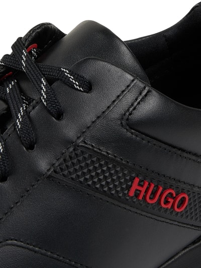 HUGO Sneakers van leer, model 'Matrix' Zwart - 2