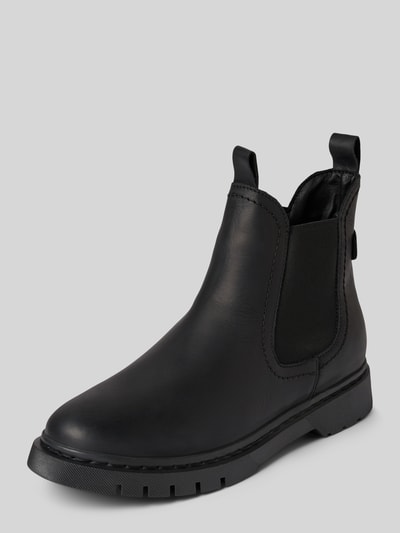 Tamaris Chelsea boots van rundernappa Zwart - 1