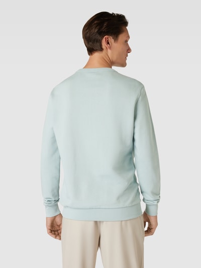 Knowledge Cotton Apparel Sweatshirt mit Label-Stitching Mint 5