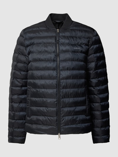 Gant Gewatteerd jack met labeldetail, model 'Light Padded Bomber' Zwart - 2