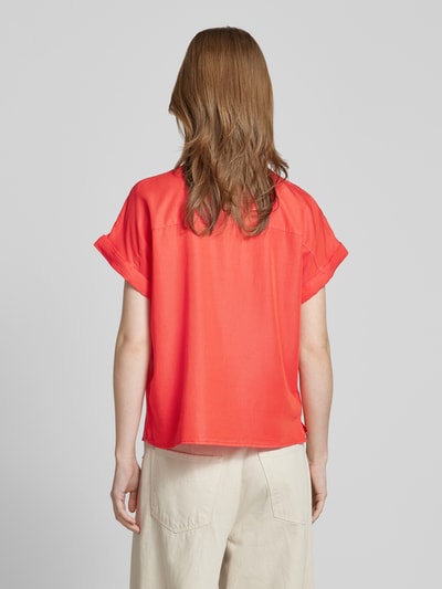 Jake*s Casual Overhemdblouse met knoopsluiting Kersenrood - 5