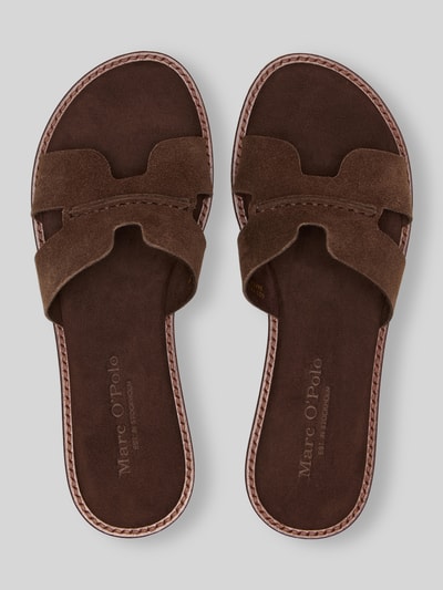 Marc O'Polo Sandale aus echtem Leder Dunkelbraun 3