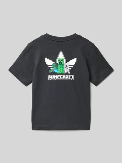 adidas Originals T-shirt met motiefprint aan de achterkant Zwart - 3